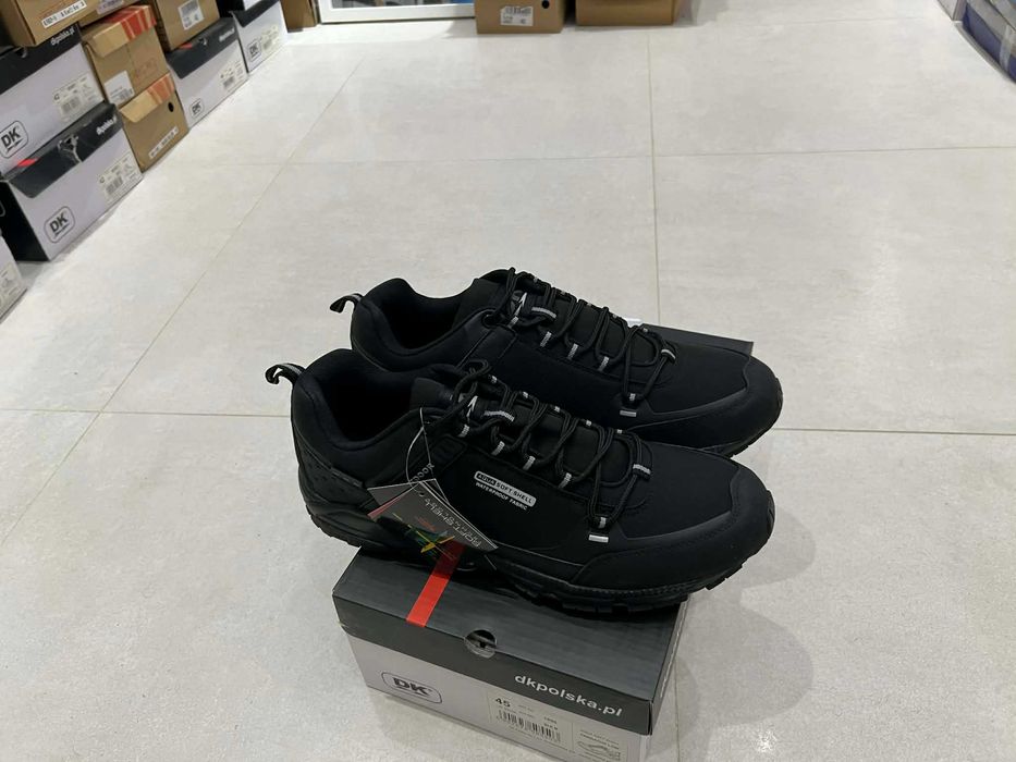 Buty Męskie czarne firmy DK wodoodporne nr 45