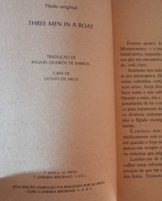 Livros - O Poder Mental, Três Homens num Bote e Ilha de Verão
