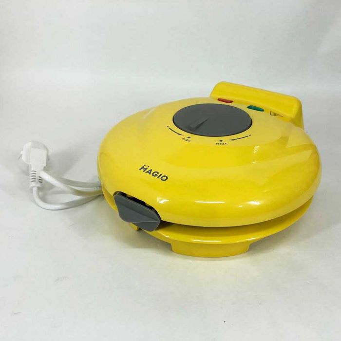 Вафельниця кругла електро, Електровафельниця жовта