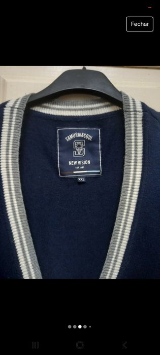 Casaco de malha de homem