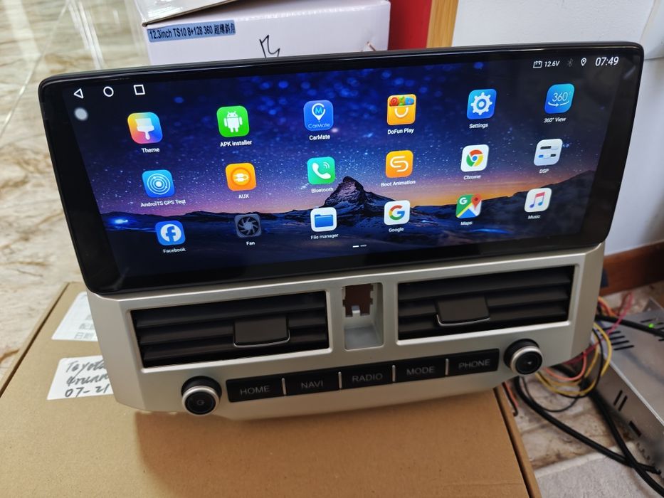 Штатная магнитола Toyota  4Runner Android WiFi QLED GPS 4G r