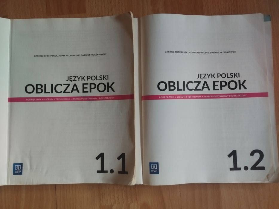 Oblicza epok Kl. 1 WSiP cz. 1 i 2