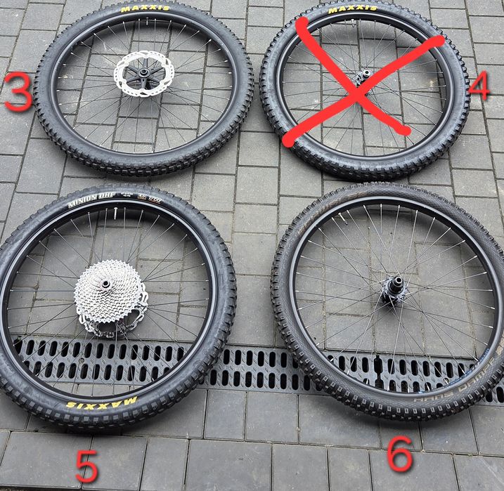 Koło rowerowe 26 27.5 29 przód tył
