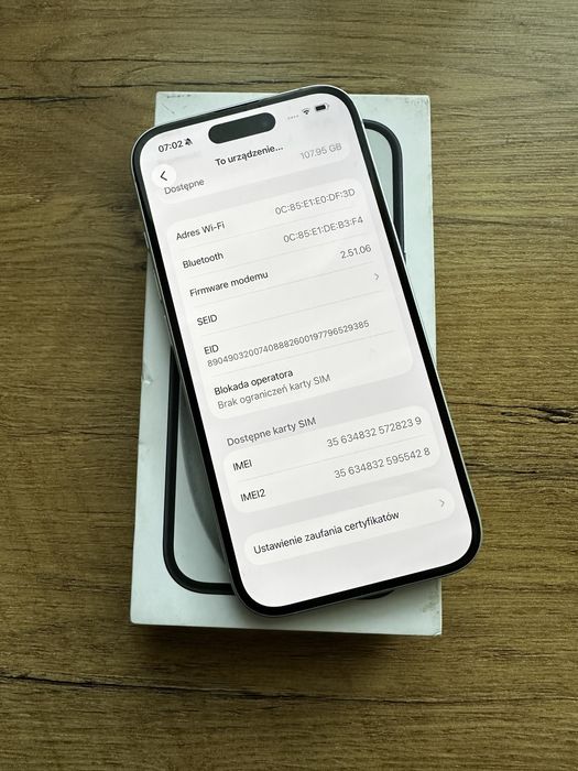 Iphone 16 128GB Biały | 91% Kondycji