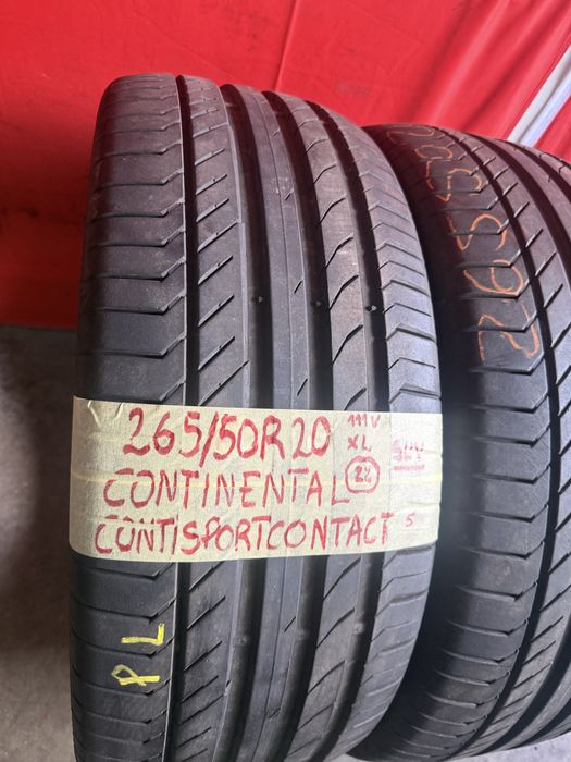 Pneus 265/50R20 Continental como novos