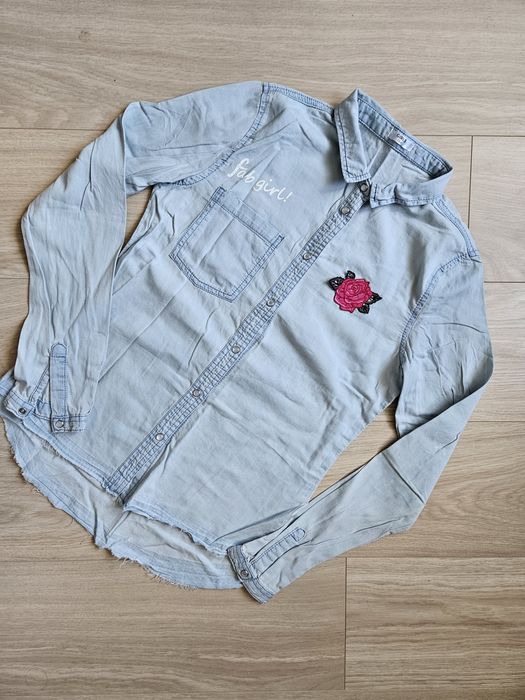 Koszula dżinsowa jeans , r.164
