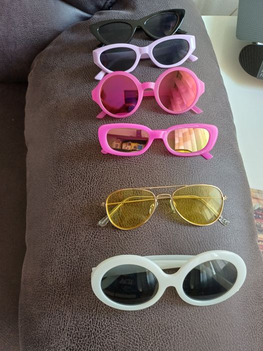 6 pares de óculos de sol menina da zara