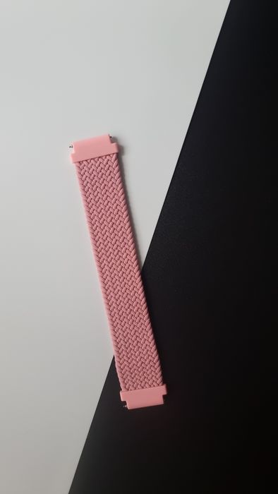 Pasek plecionego materiału 20 mm do zegarka Samsung, Huawei, Amazfit,