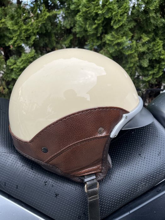 Kask motocyklowy retro XL