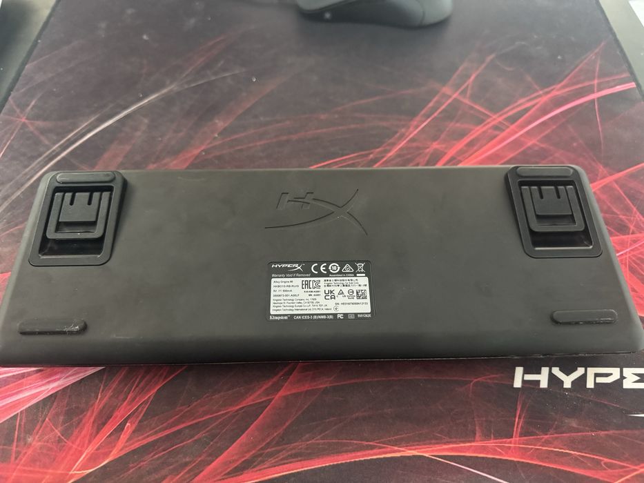 Клавіатура HyperX Alloy Origins 60 (HKBO1S-RB-RU/G, 4P5N0AA)
