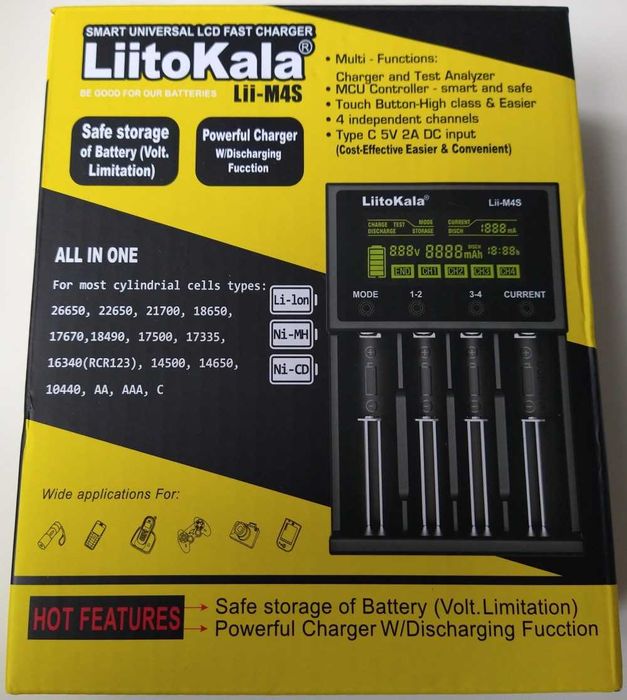 ładowarka LiitoKala Lii-M4S