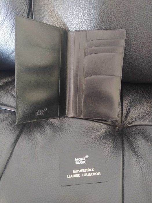 Carteira longa Montblanc Meisterstuck, coleção Platina