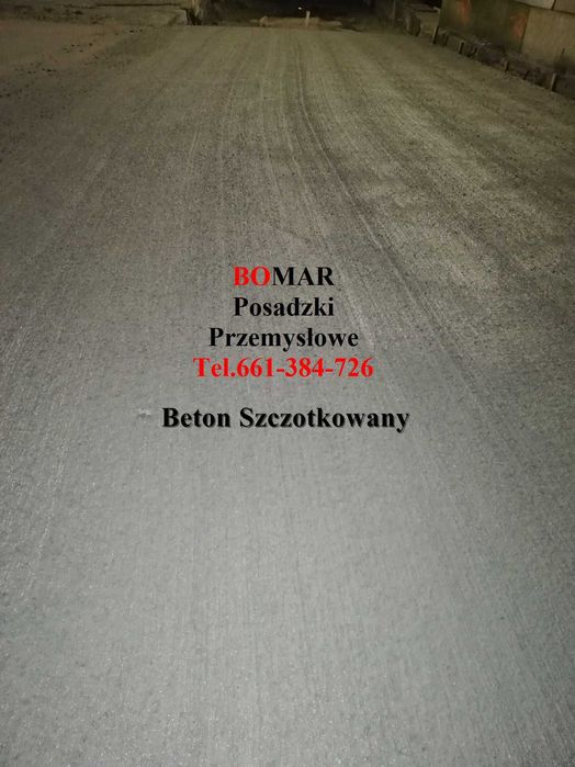 Posadzki betonowe przemysłowe, Łódź, Uniejów, Kutno, Dąbie, Poddębice