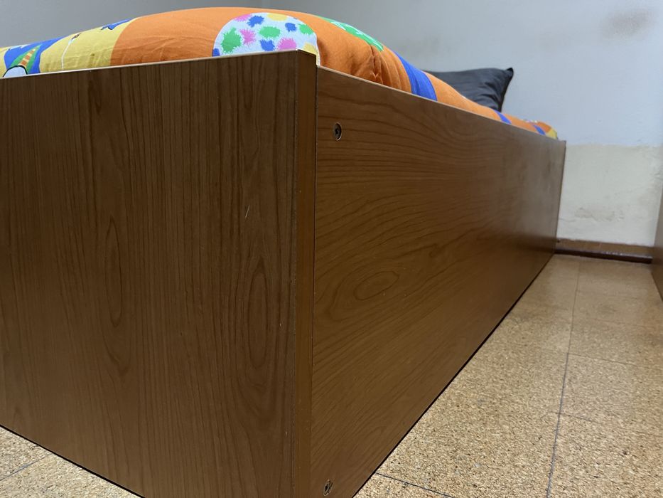Cama Solteiro com 3 gavetas