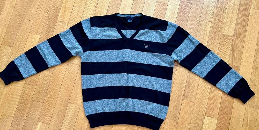 Мужской свитер Gant 100% шерсть, ( L)