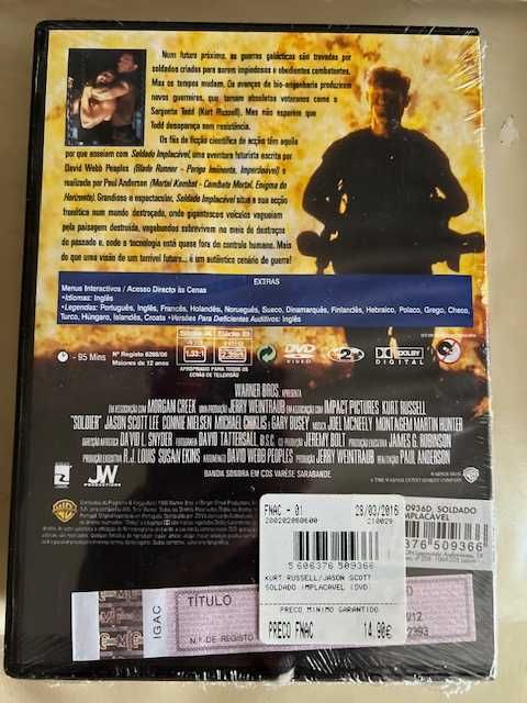 Soldado Implacável aka Soldier com Kurt Russell