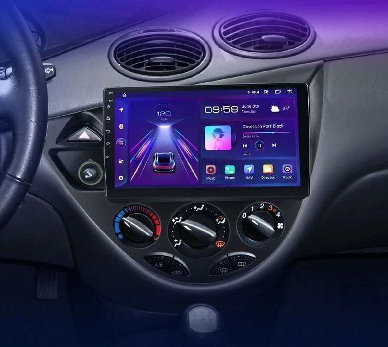 Ford Fiesta 1995–2001 / Focus MK1 – Radio Android 9” CarPlay