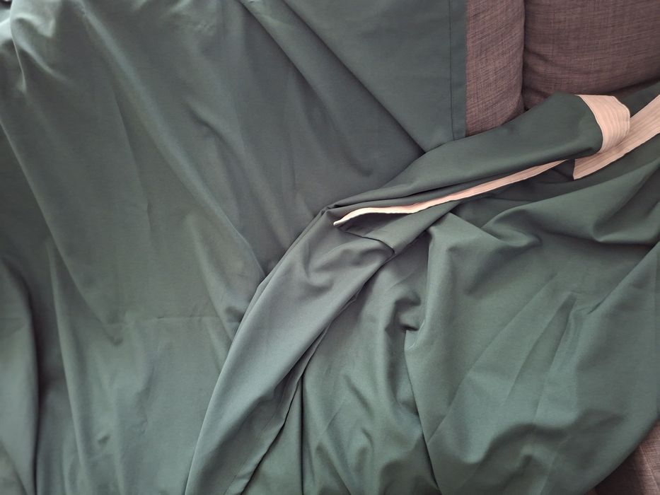 Trzy zielone zasłony