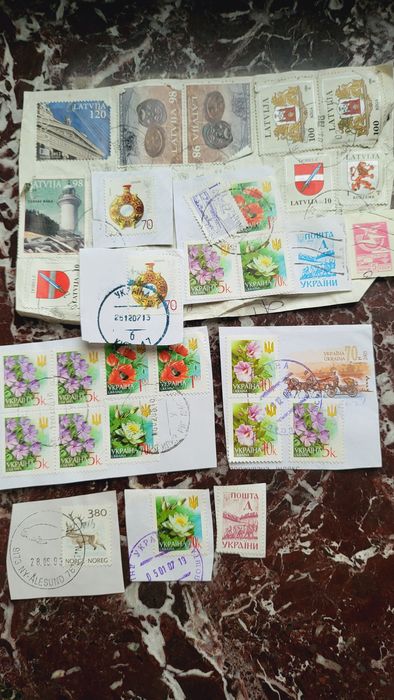 марки для коллекции