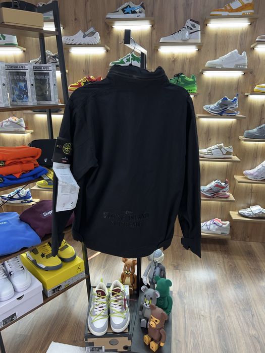 Куртка Bітровка Stone Island x Supreme Black