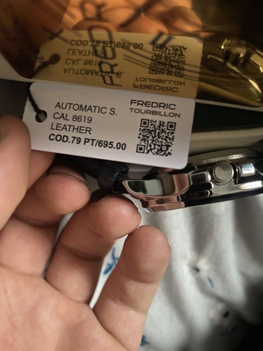 Zegarek fredric nowy skorzany