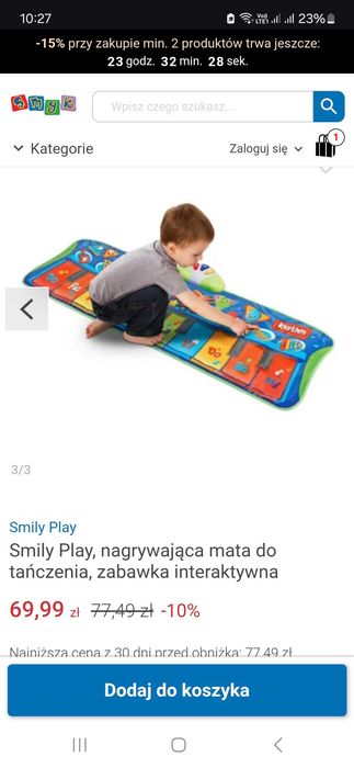 Mata muzyczna, nagrywająca do tańczenia Winfun