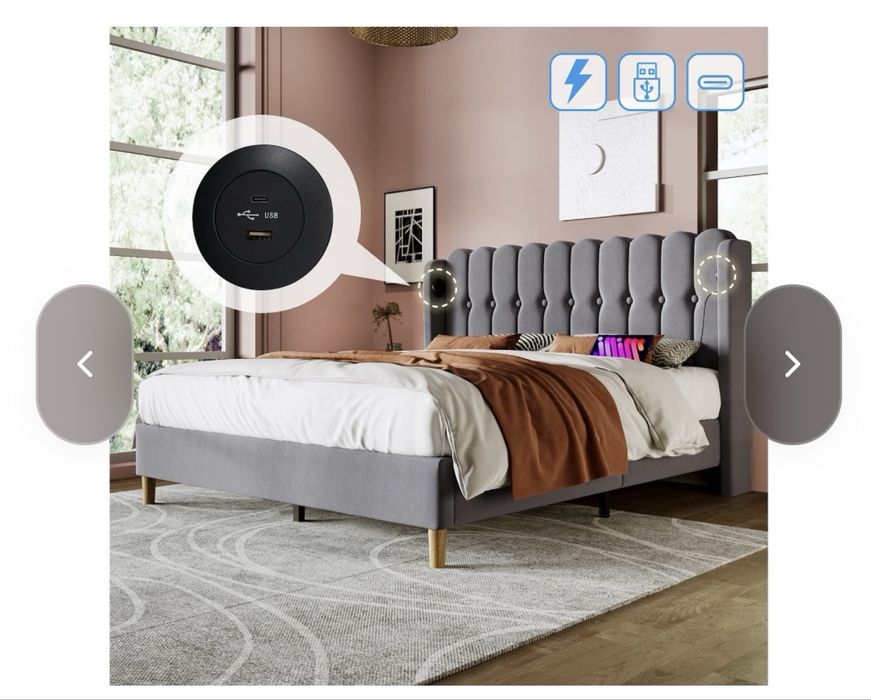 Cama de Casal 140x200cm