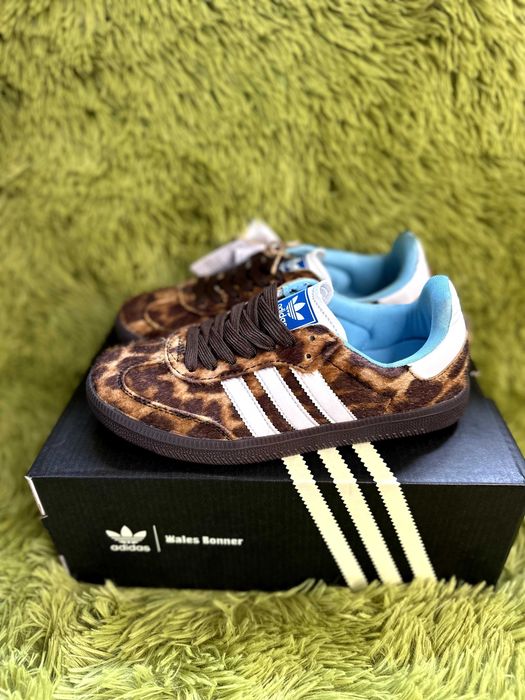 Кросівки Adidas Samba x Wales Bonner (леопард)