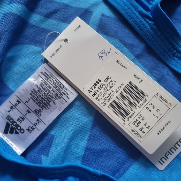 Adidas Performance nowy Strój kąpielowy rozm S 34