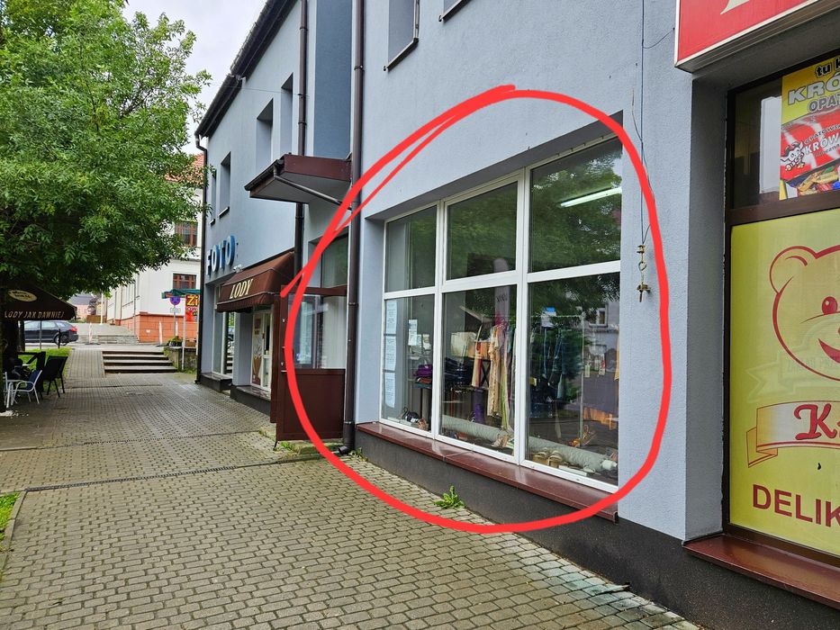 Super Lokal do wynajęcia Opatów 47 m². Usługi, Fryzjer, Handel Centrum