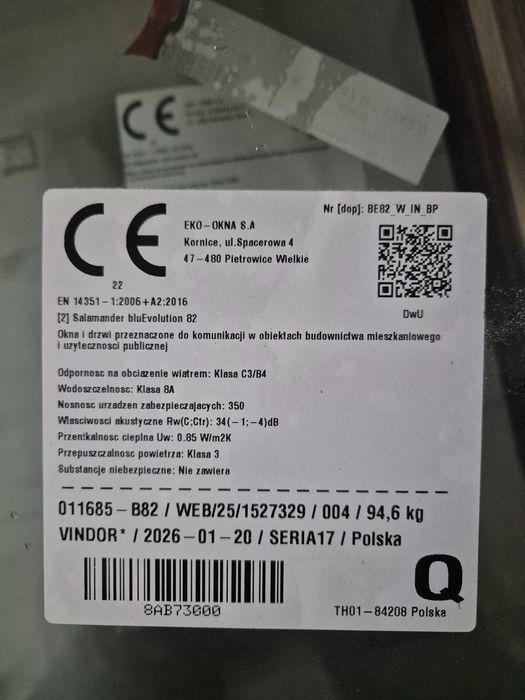 NOWE okna salamander
