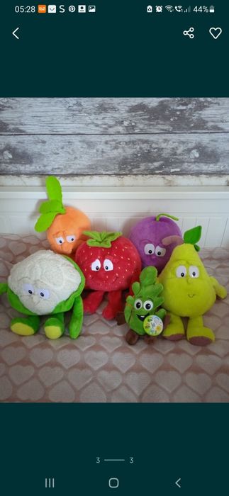 Zestaw maskotek  Świeżaków