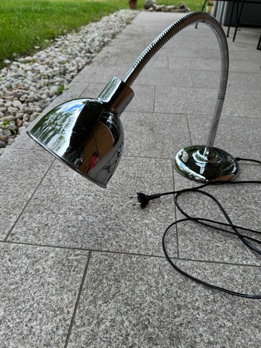 Lampa biurkowa, kreślarska - vintage, PRL, loft, bauhaus