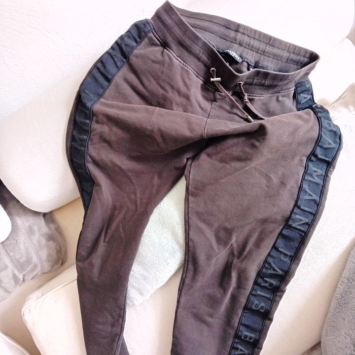 Spodnie M Balmain brązowe