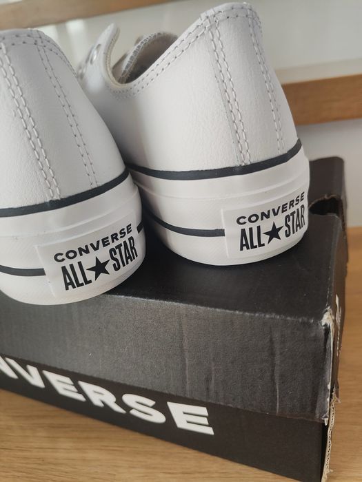 Buty Converse Chuck Taylor nowe białe skóra 38 all Star