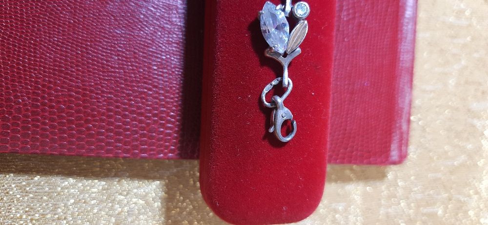 Срібний браслет з цирконами !925 проби !