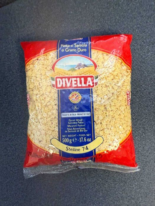 Макарони італійські зірочки 074 Stelline (Divella), 500 г