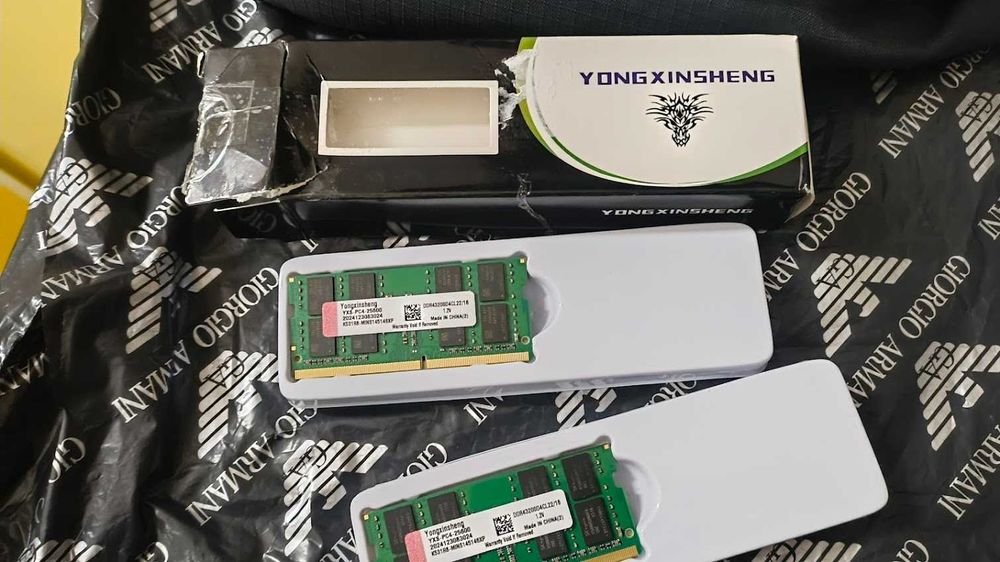 Оперативна пам’ять DDR4 SODIMM 32GB (2×16GB) 3200 MHz  для ноутбука