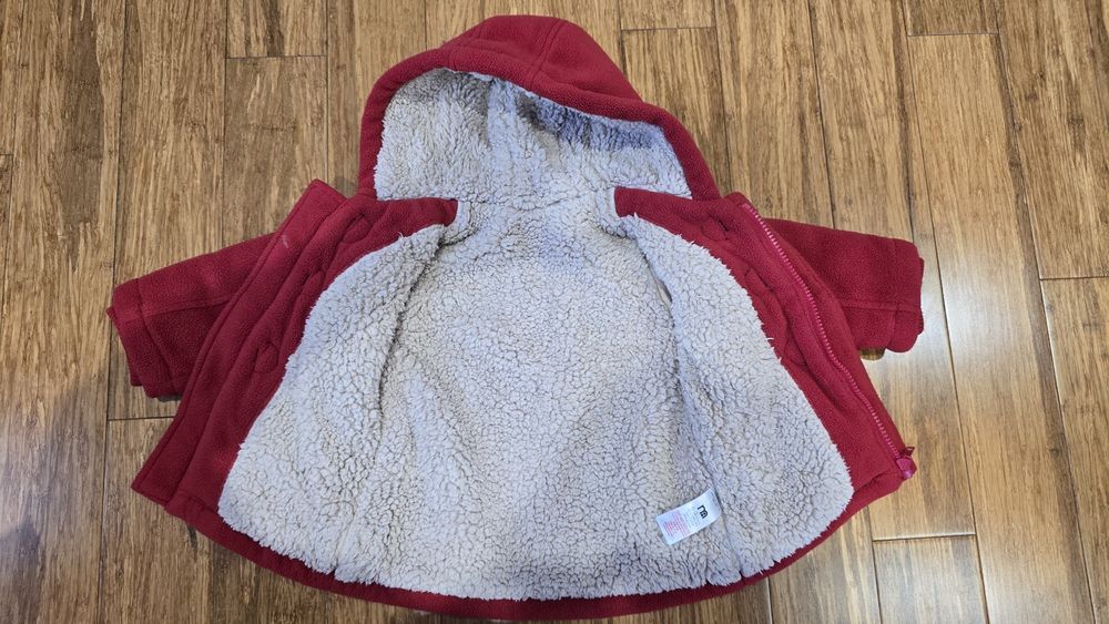 Kurtka ocieplana  6-9 miesiecy , 74cm, Mothercare
