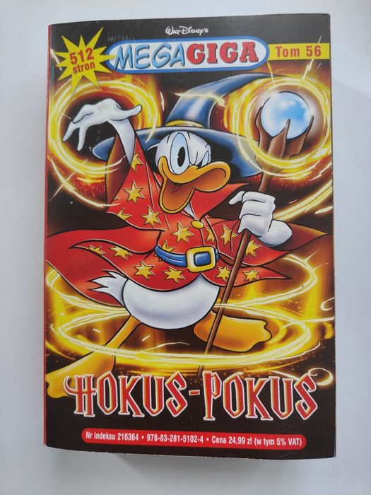 Hokus-pokus komiks Kaczor Donald mega giga tom 56