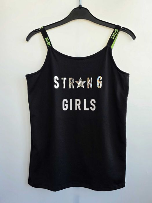 пакет одежды белая футболка, черная майка девочке C&A 146-152