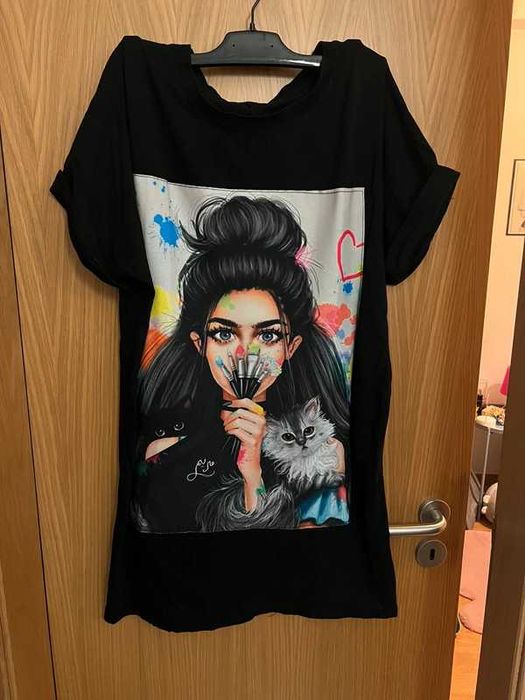 Vestido tipo t-shirt