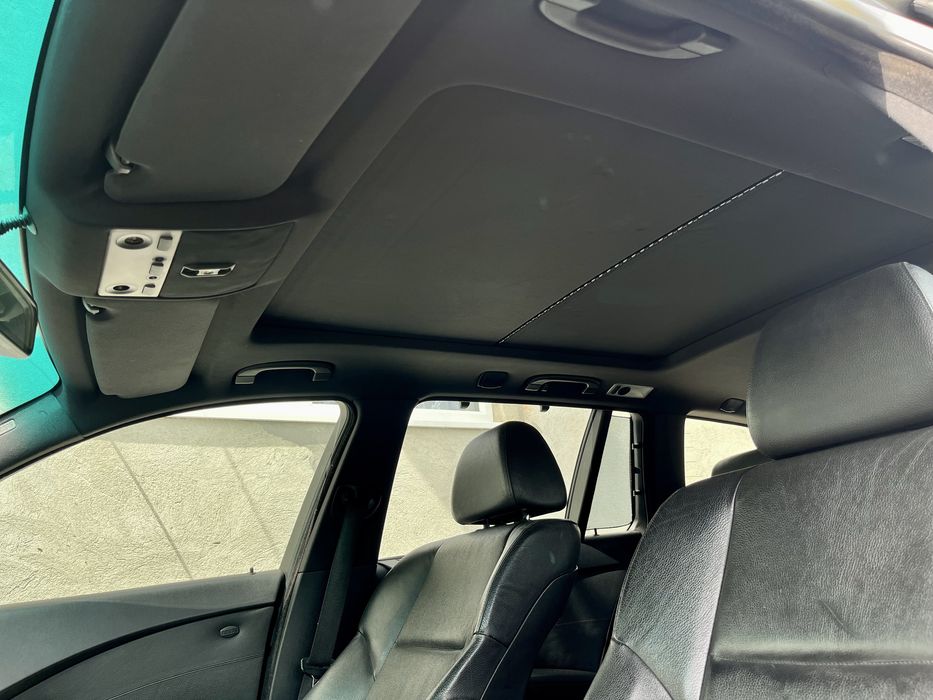 BMW e60 e61 535d чорна стеля, чорний потолок