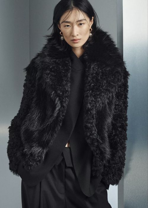 Шуба Zara під козу