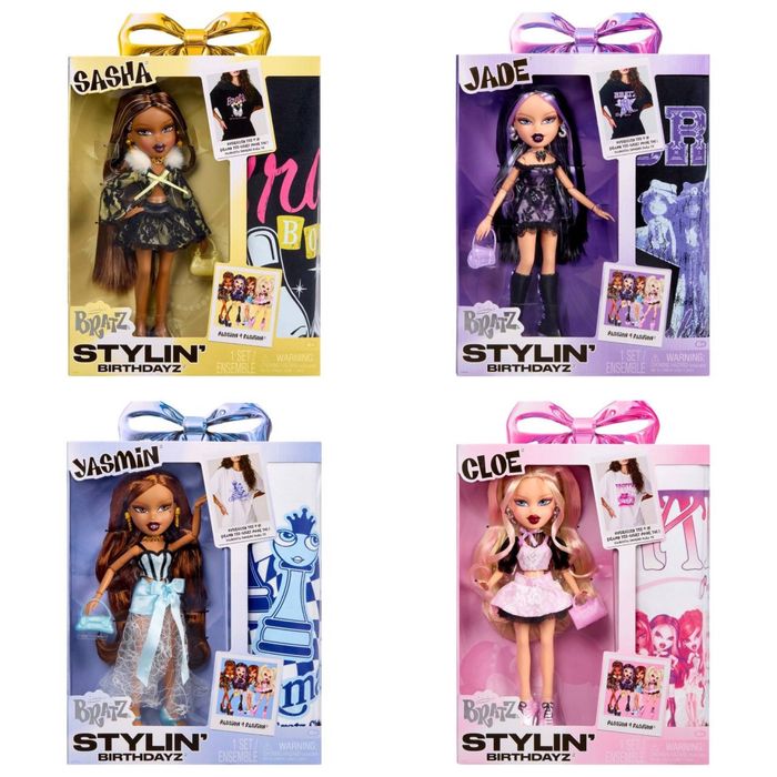 Bratz stylin birthdayz birthday jade хлоя джейд ясмін саша cloe yasmin sasha monster high монстер хай братс братз братц