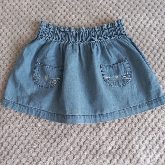 Spódniczka imitacja jeansy r.98