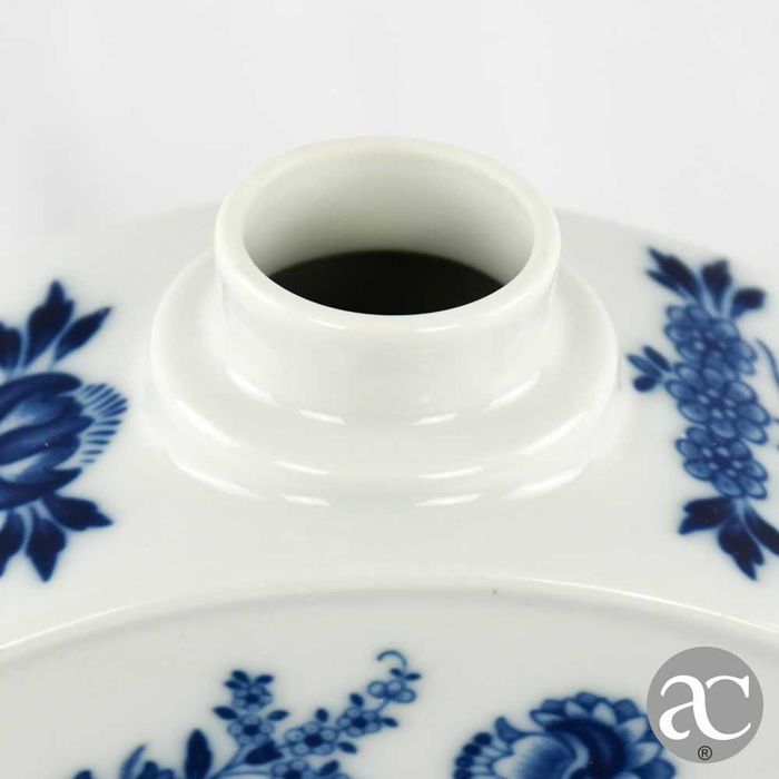 Frasco de chá “Magalhães” em porcelana Vista Alegre, decoração Margão