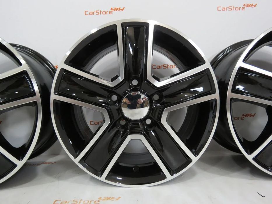 Jantes Autocaravana Carga 1250 kgs 15 x 6.5 et 45 5x118 71.1 Pretas +