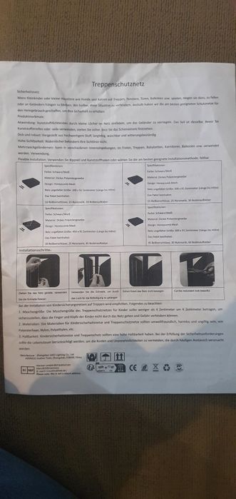 Rede segurança 6 x 0.91 mts