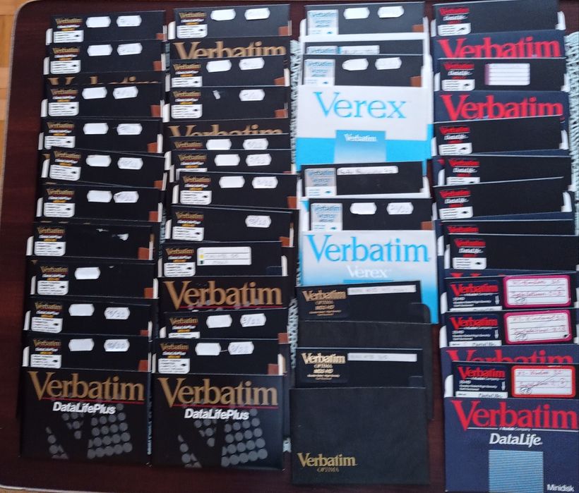 Dyskietki 5,25 cala Verbatim